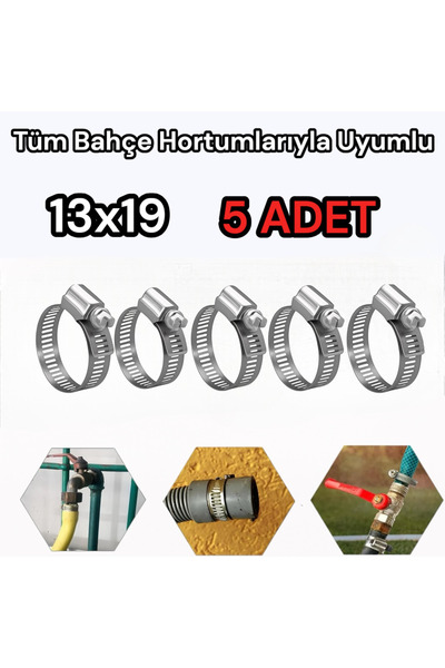 By mag Tork Hortum Kelepçesi 5x 1/2 -3/4 Hortumlar Için Uyumludur