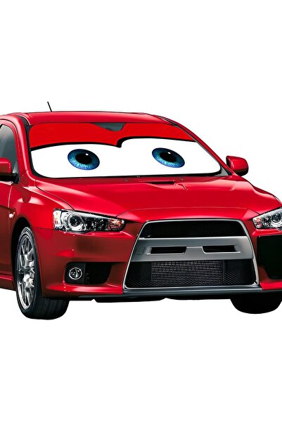 VİVİCA DİJİTAL BASKILI MAVİ GÖZ DESENLİ OTOMOBİL ÖN CAM DEKOR GÜNEŞLİK UNİVER...