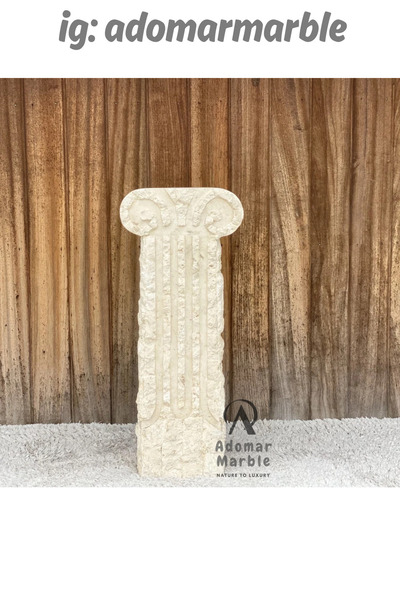 adomarmarblehandmadeandluxury Traverten Dresuar,Özel Ölçü, %100 Doğal Taş, Ko...