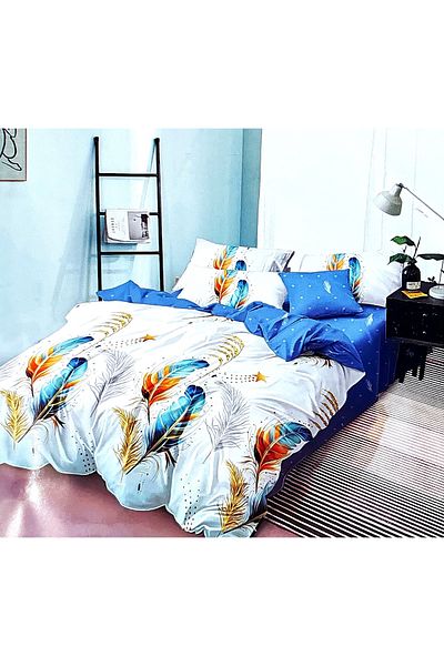 Pucioasa Double bed linen, Finet, Pucioasa, 6 pieces, Fitted sheet 230x250 cm