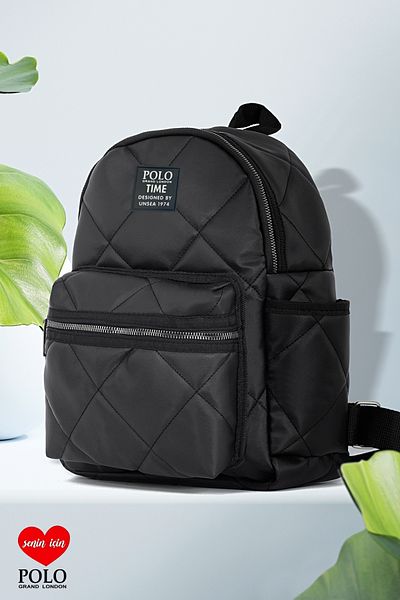 POLOGRAND London Original Women's Large Volume Comfort Model 4 Compartment Travel School Sports Daily Use Backpack