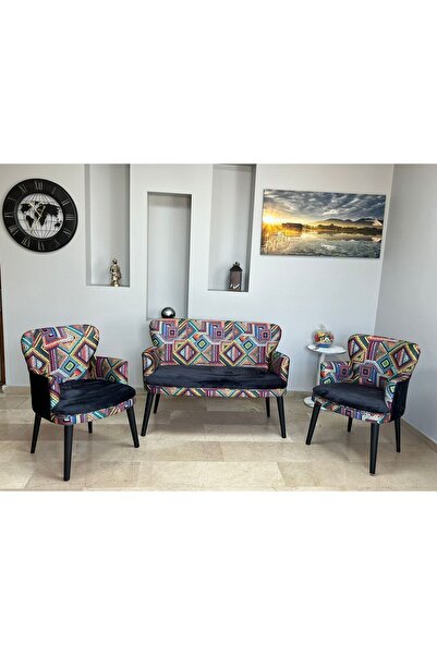 WATERYBROOK Azra Mobilya Çay Seti Koltuk Takımı - Cafe - Balkon - Bahçe - Ofi...