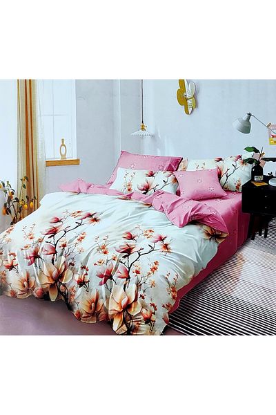 Casa Pucioasa Double bed linen, Finet, Pucioasa, 6 pieces, Fitted sheet 230x250 cm