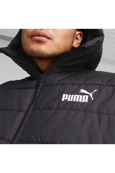 Puma Essential Ανδρικό παλτό Navy Blue με επένδυση