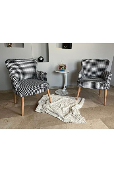 WATERYBROOK Ikili Set Berjer-koltuk-berjer-tekli Berjer-berjer Koltuk-doğal A...