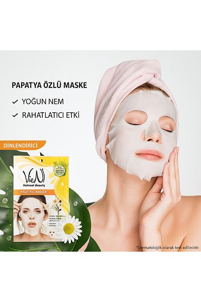 Vien Paper Face Mask with Chamomile Extract Intensive Moisturizing Relaxing