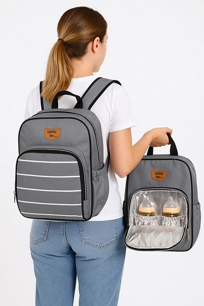 MOLDİVA Mother Baby Care Bag Thermal Compartment Backpack Daily Gift