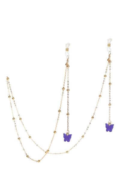 New Obsessions Butterfly Detailed Glasses Hanger Chain