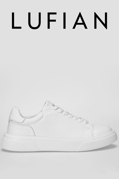Lufian 111230187   Tommy Casual Δερμάτινα Ανδρικά Sneaker Παπούτσια Λευκά