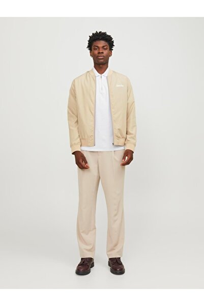 Jack & Jones Ανδρικό μπλουζάκι Jjemac Zip Ss Polo Sn