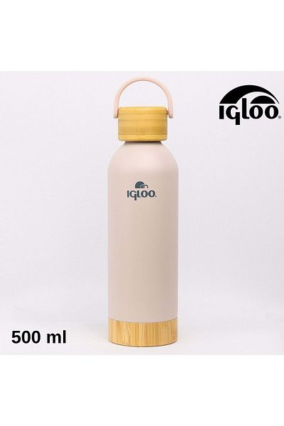 IGLOO زجاجة ترمس هيدرات برو 500 مل باللون البيج