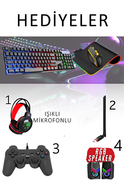 Dmc N187(PUBG,GTA 5)I5 9400f,32GB RAM,500GB HDD,256GB SSD,8GB RX580,24''180hz Oyuncu Masaüstü Bilgisayar