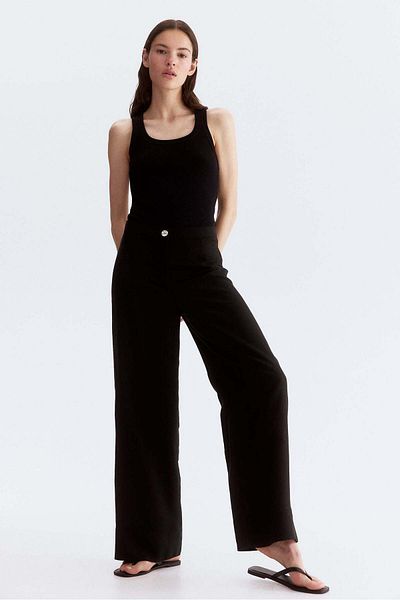 H&M Linen-blend trousers