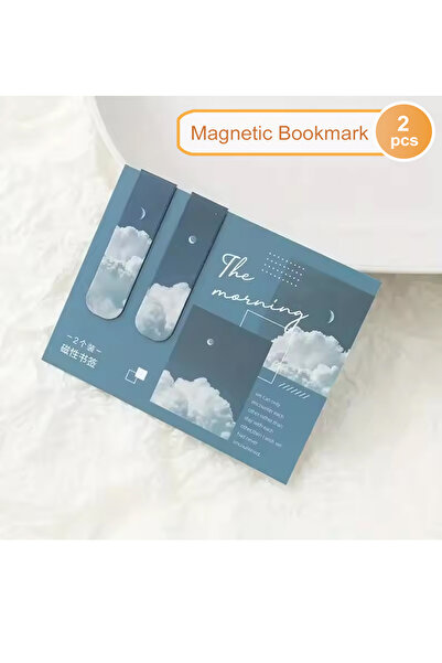 Choice قطعتان من علامات مرجعية مغناطيسية على شكل منظر طبيعي للغابات لصفحات ال...