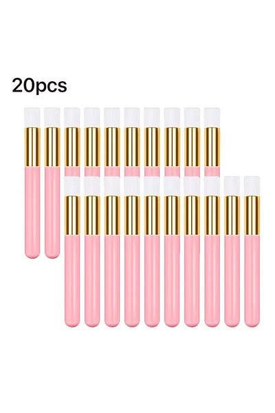 Choice Pink-20pcs 10/20/50pcs Eyelash Cleaning Brush Lash Shampoo Brush For Eyelash Extensions Peel Off Nos