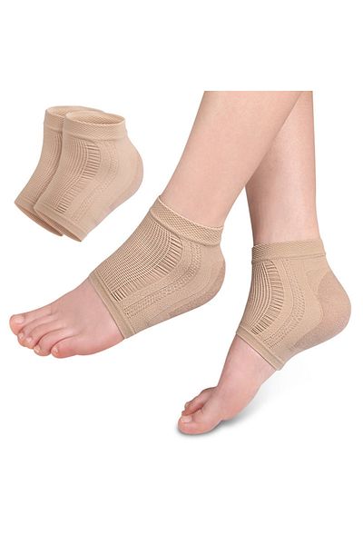 Choice Nd 2pcs Gel Silicone Heel Protector Sleeve Heel Pads Heel Cups Plantar Fasciitis Support Feet Care R