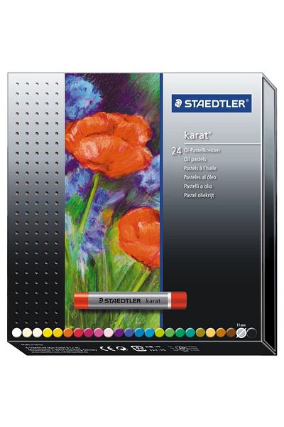Staedtler 2420 C24 Carat Oil Pastel Paint 24 Pcs