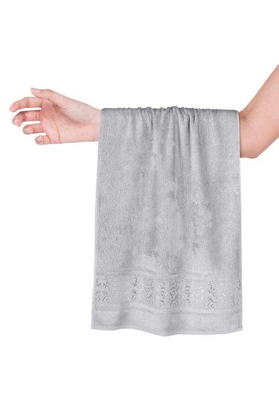 Karna Home Bamboo Towel Set Natural and Soft Textured 50X90