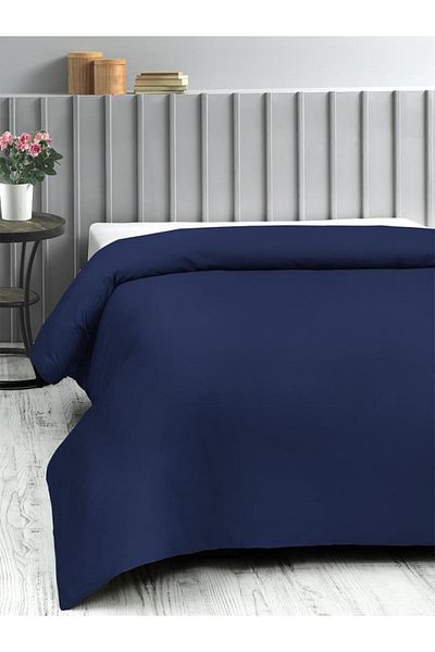 Karna Home Κλασικό Βαμβακερό Σατέν Παπλωματοθήκη Μονό 150x220