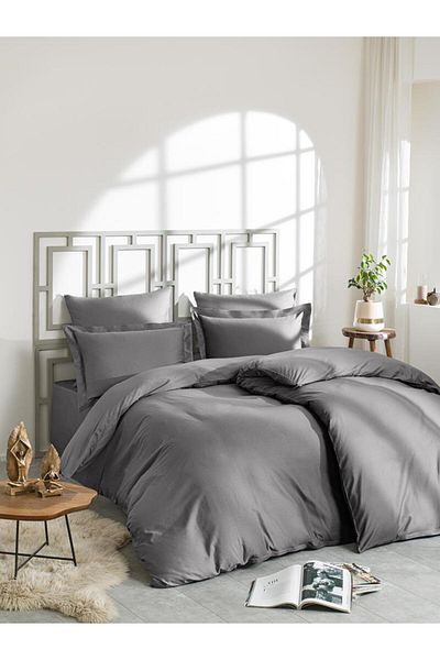 Karna Home Σετ Παπλωματοθήκη Διπλό Κλασικό Σατέν Μονό 150x220