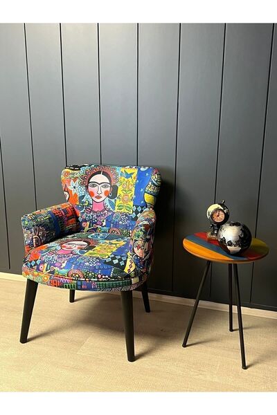 WATERYBROOK Berjer - Tekli Koltuk - Cafe, Ofis, Balkon, Kafe, Bahçe - Dijital Baskı