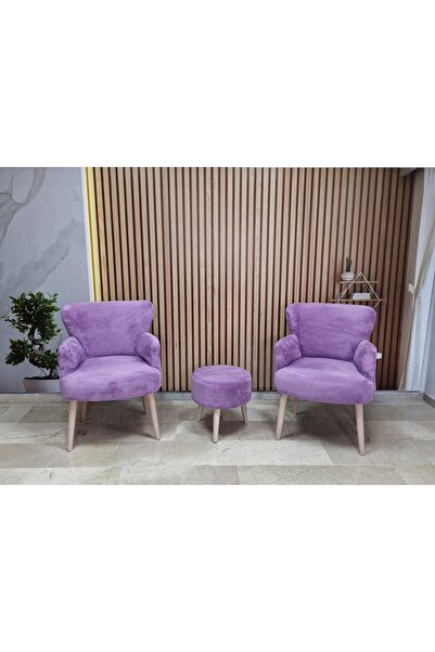 WATERYBROOK 3lü Koltuk Seti Berjer - Tekli Koltuk - Puf Seti - Cafe - Balkon ...