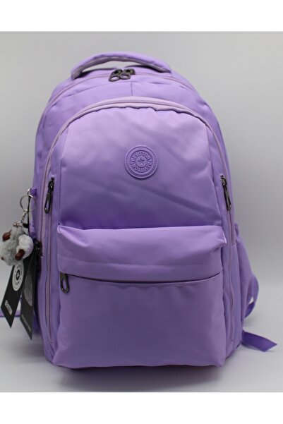 ÇantaExpress Rucsac de școală unisex Geantă de școală din țesătură impermeabilă unisex 2500 Liliac