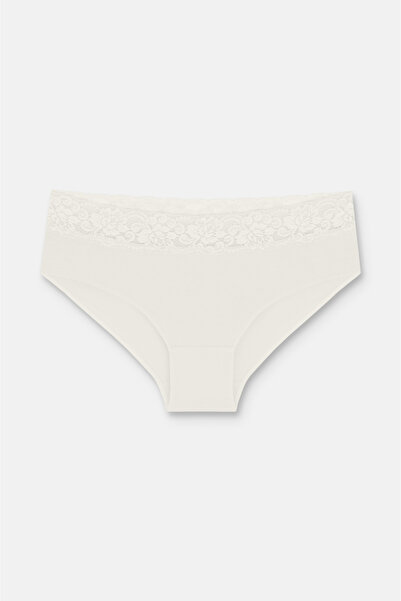 SUWEN 3 Lü Pamuklu Dantelli Hipster Külot