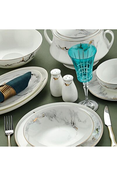 Royal London Bolivia Marble 60 Parça Yemek Takımı