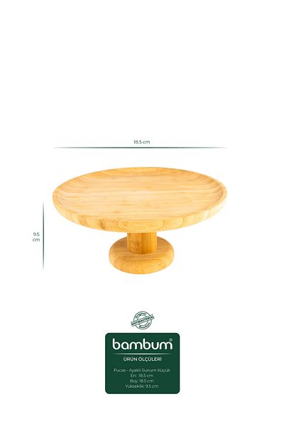 Bambum Pucas Footed Presentation Small