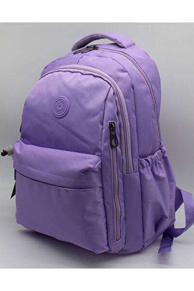 ÇantaExpress Rucsac de școală unisex Geantă de școală din țesătură impermeabilă unisex 2500 Liliac