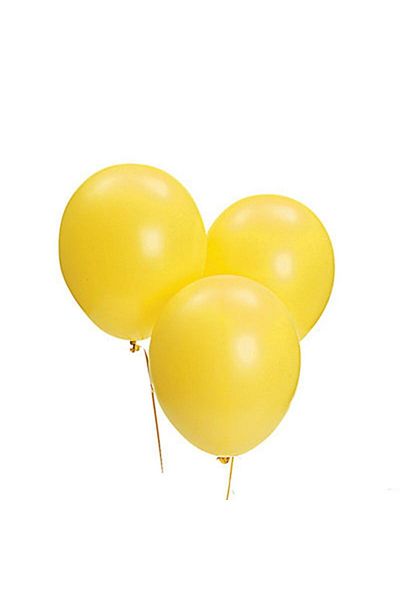 Pandoli Lotus Yellow Metallic Solid Color Pearlescent Latex Balloon 10 Pieces