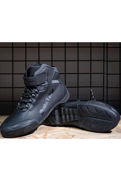 Tex Forte Gt Duratech 23 Milano Protected Half Motorcycle Boots Size 40 Black