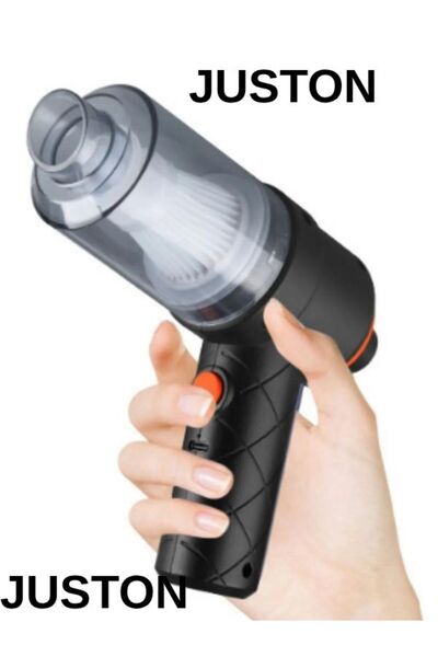 Genel Markalar Juston Or-017 Güçlü Çekim Mini Vakumlu Araç Süpürgesi El Süpür...