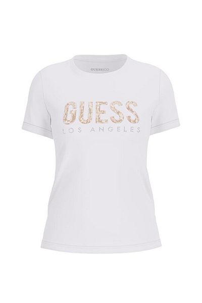 Guess Tricou Ss Cn Python Logo Femei Negru W5rı19ı3z14-jblk