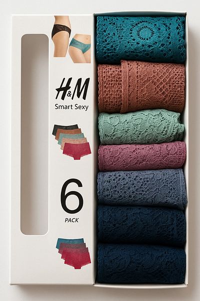 essentialneedsforall HM WOMEN 6 PIECES PANTY'S