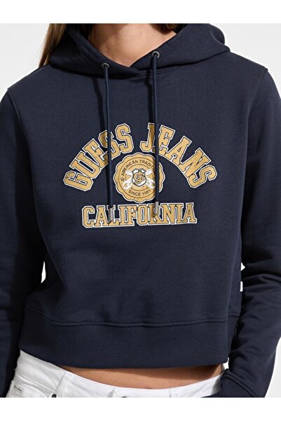 Guess Jeans Crop Kadın Sweatshirt
