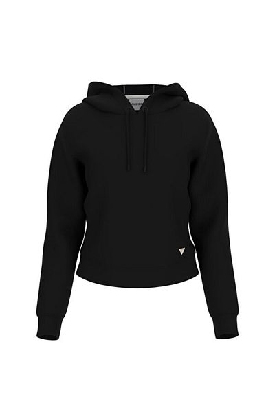 Guess Monica Ls Hoodie Women's Black Sweatshirt V5Rq21Kclg2-P9Zv