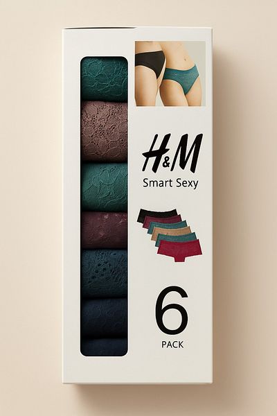 essentialneedsforall HM WOMEN 6 PIECES PANTY'S