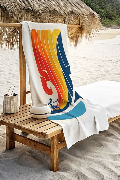 SWARIUS Adult Unisex 70X150Cm Summer Patterned Beach Towel - Bath Towel - Sea Towel