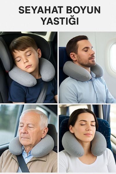 Viscomina Visco Neck Pillow Travel Pillow Orthopedic Travel Neck Pillow