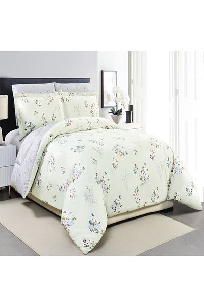 Sleep Blue مفرش سيرين قطن صيفي مزدوج 6 قطع