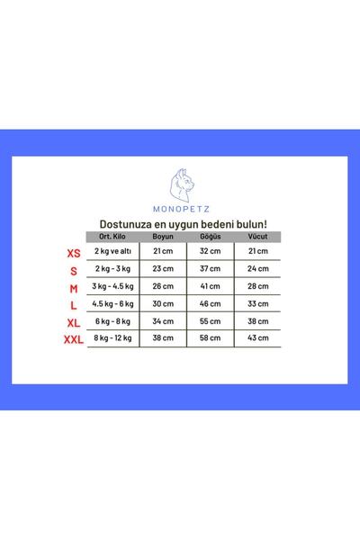 Monopetz Yeni Sezon Polar Kedi Ve Köpek Kıyafeti  Lavicert The Boss M Beden
