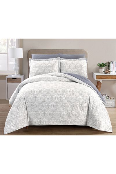Sleep Blue مفرش نادين قطن صيفي مزدوج 6 قطع
