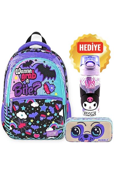MUGGLE Girl Collection Elementary Bag, 2 Compartment Pen Holder Bag
