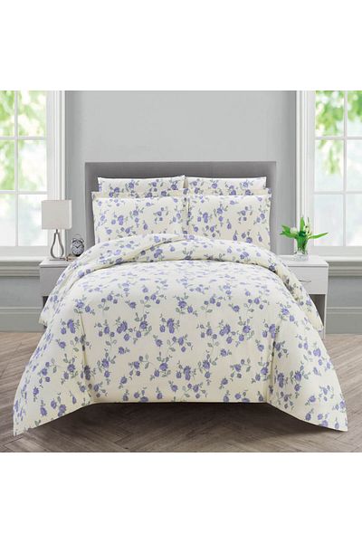 Sleep Blue مفرش سدره قطن صيفي مزدوج 6 قطع