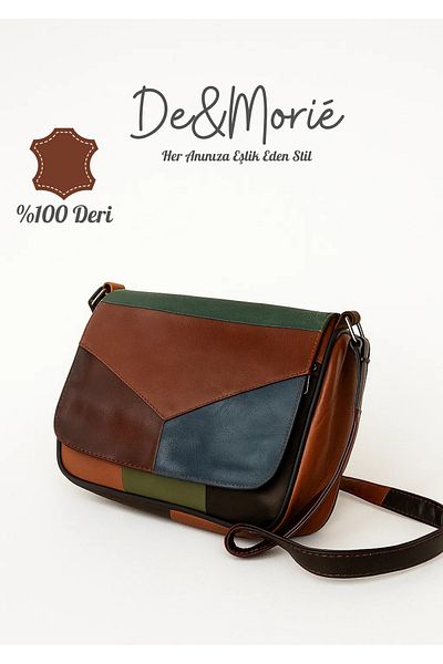 De&Morié Demorie Dm2280 Genuine Leather Four-Eye Side Strap Women's Bag