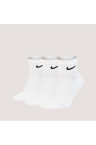 Nike Everyday Cush Ankle 3pr Sx7667-100 Men's Socks - Tdr