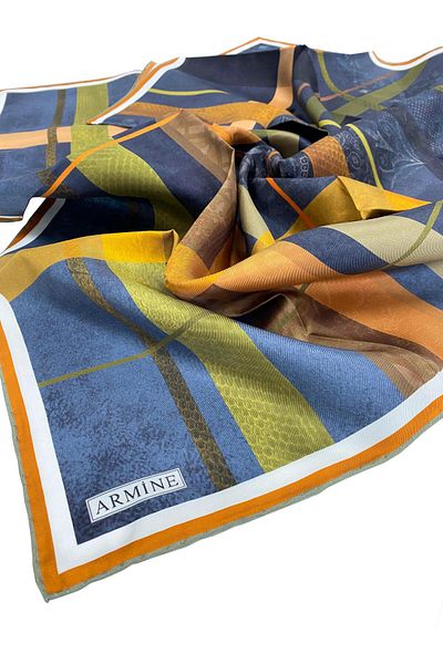 Armine 2023/2024 Autumn Winter Silk Scarf - 9023D-50 - Tivil