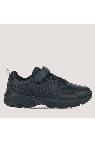 lumberjack Pol Pu Jr 4Pr Black Boy Sneaker